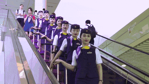  美女@高铁上男子一声“铁姐”逗乐众人，美女乘务员的回应赢得满