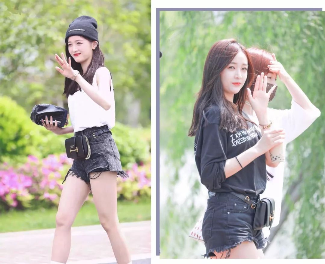 选对了才知道，牛仔短裤真的可以穿出长腿、小蛮腰！