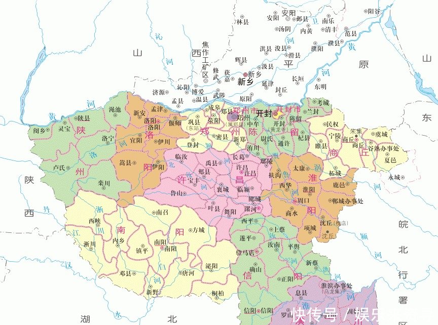 新中国成立之初，没有划归河南的五个地级市