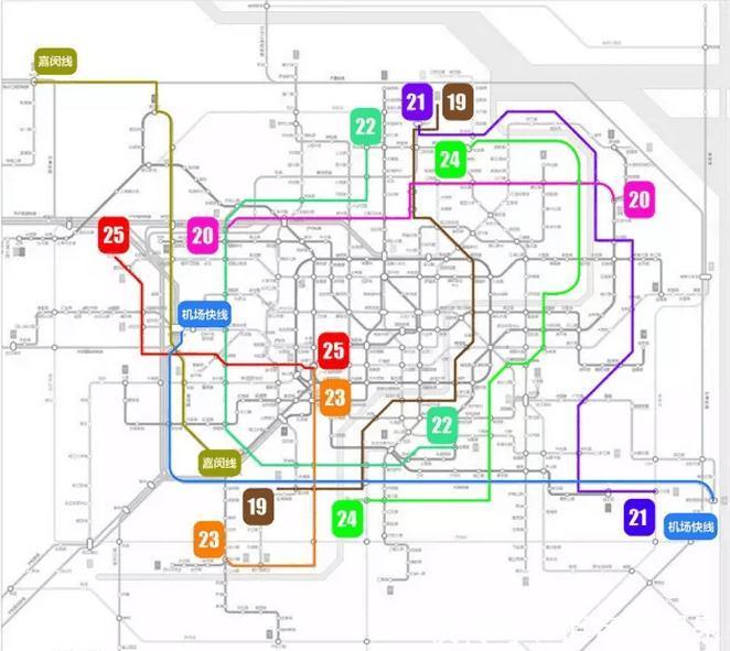 上海的地铁规划到2025年了, 哪条地铁路线