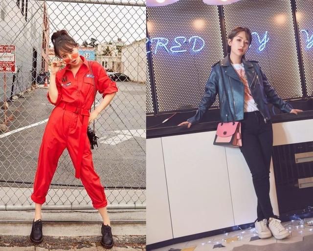 杨紫又瘦了！牛仔裙穿出新高度，网友：还要套条短裤才能固定住！