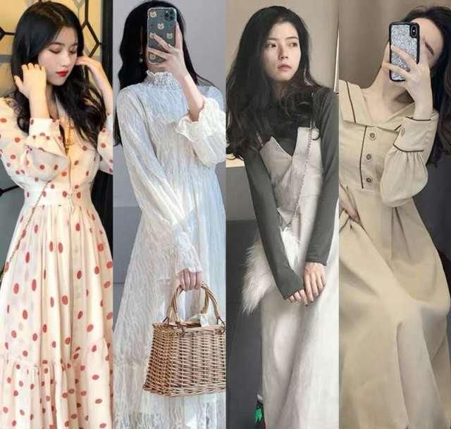 [气质]32套气质连衣裙，裙摆飞扬，和文艺少女更“般配”