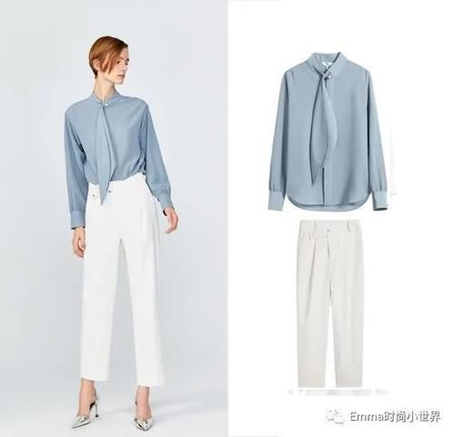  「春天」春天是时候让衬衫“露”出来了，要选设计感十足，清新淡雅的才行