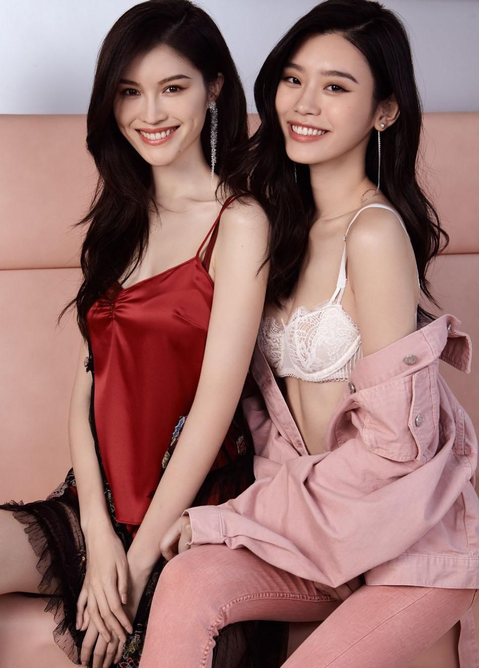 维密天使何穗奚梦瑶性感图片