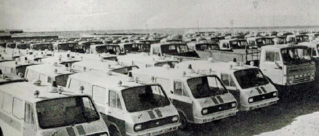  「汽车」80年代北国边城二连浩特 大量进口的苏联汽车 看你还记