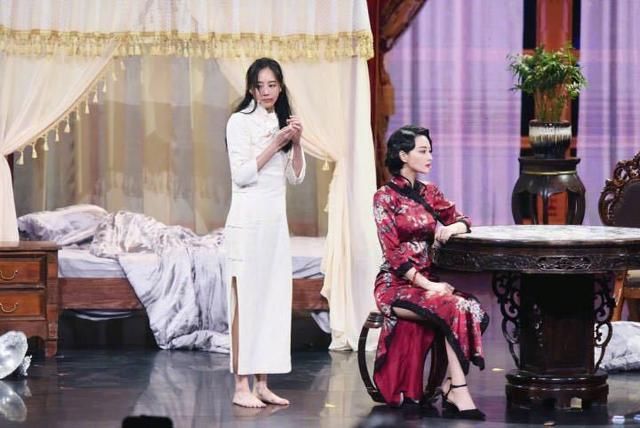 张钧宁有多瘦?旗袍装都撑不起来，还被同框的张馨予艳压!