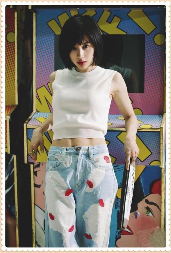 当84斤蔡依林与80斤王子文同穿露脐装，网友：再也不敢节食减肥了