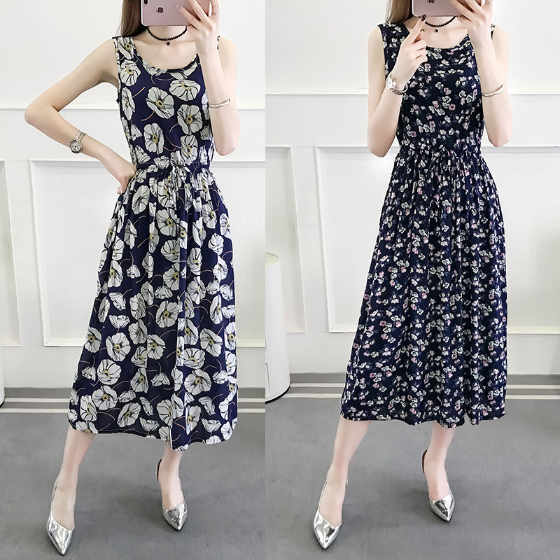 媳妇穿着这身棉绸裙，出门没人喊阿姨，让她偷着乐，确实洋气好看