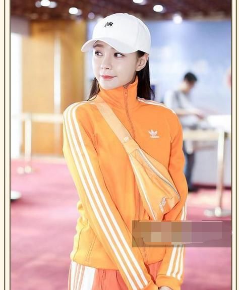 没蔡依林气场真别穿橘色运动装，像沈梦辰这样穿成环卫工就尴尬了
