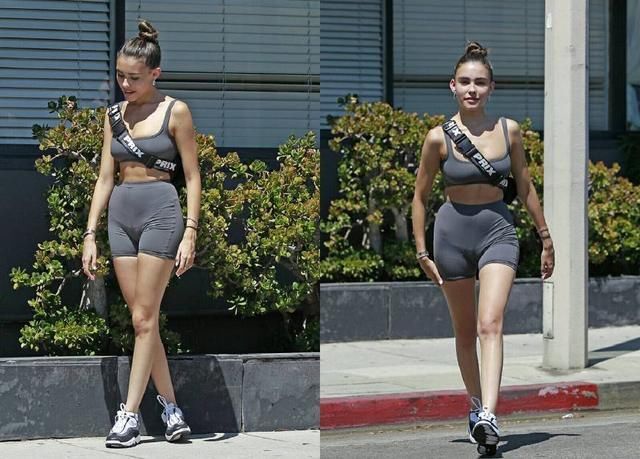 啤酒妹现身街头，穿起了金式风格?网友:没金卡戴珊好看