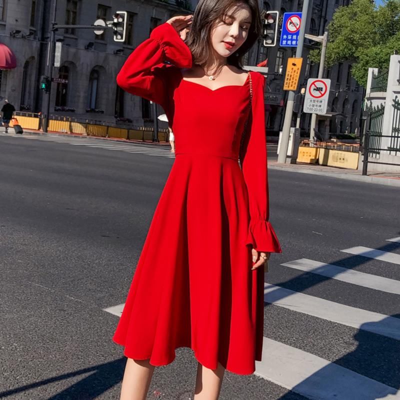 今年流行的连衣裙真美炸了，老婆穿上图1款，活似一个大明星