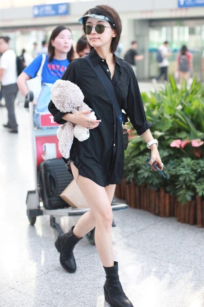 王子文全靠短裤穿出大长腿,不然她这身高,怎么一点都看不出来!