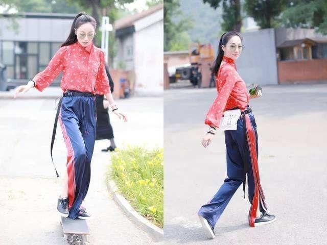 韩雪也飘了!手撕裙造型现身机场，竟然还有点意外的好看!