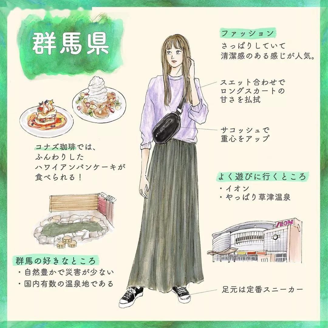 『全国』日本47个都道府县「全国女子图鉴」
