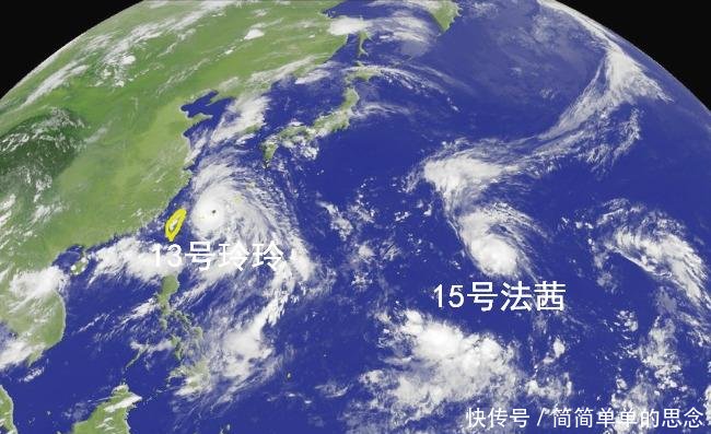  江浙沪：双台风再来，13号玲玲或17级靠近江浙沪，15号法茜或直