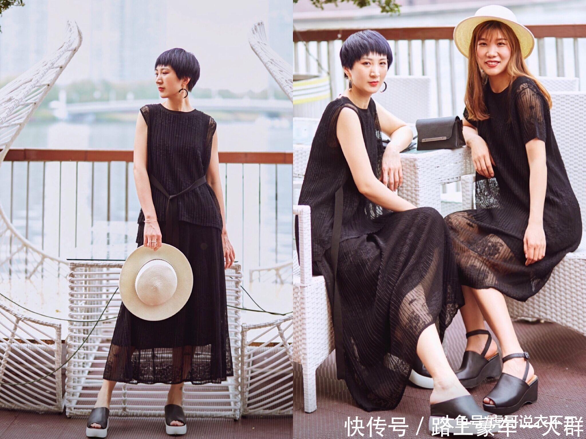  『蓝色』女人到五十岁别穿总穿旧衣服，这些优雅知性的款式，女儿们多看看