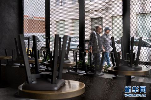 『钱卫忠摄』美国:加州宣布“居家令”后的第一天