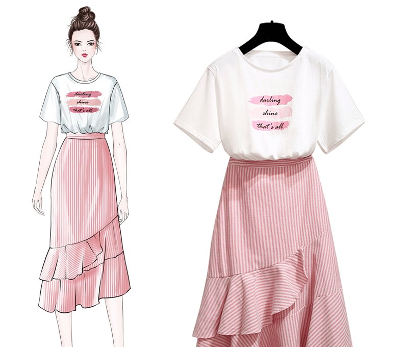 难怪小个子老婆把高跟鞋都扔了！晚晚风装+平鞋，上身既显腿长