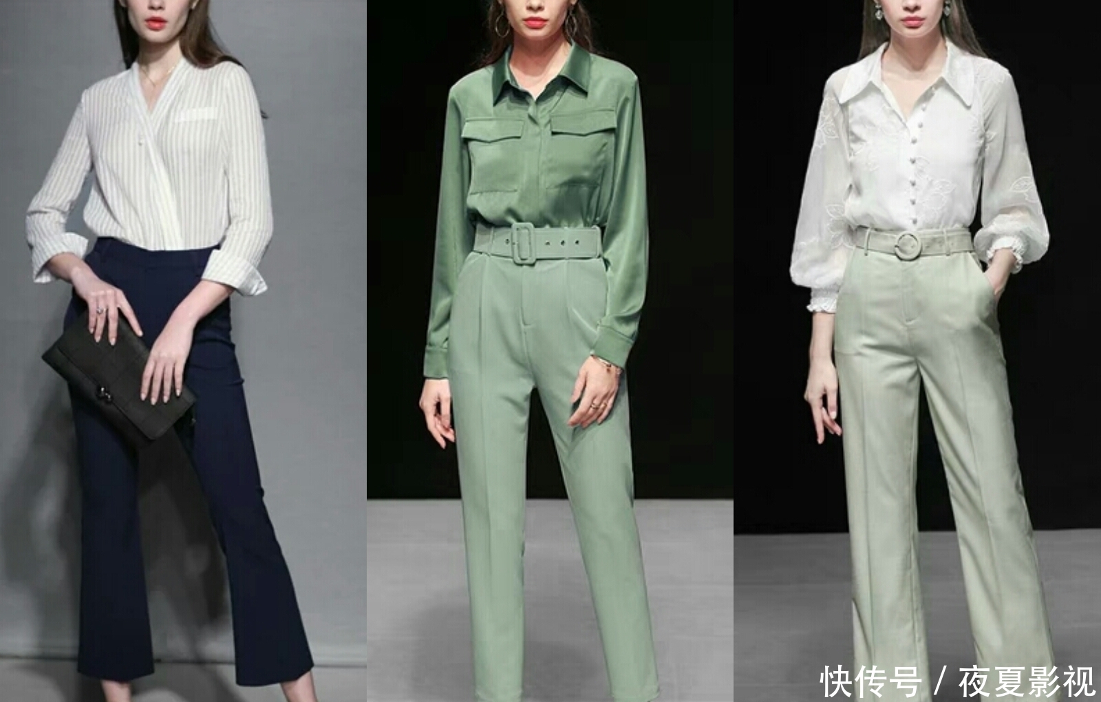  喜欢彩色@职场穿搭要讲究，春季搭配示范，优雅知性还有高级感