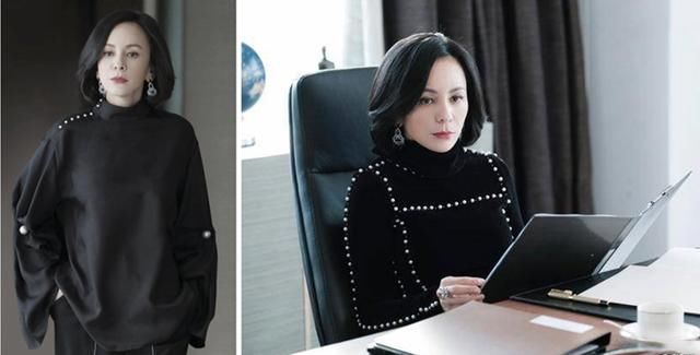 道明寺妈妈上线，雪姨剧中西装演绎霸道总裁，剧外却是温婉大姐姐