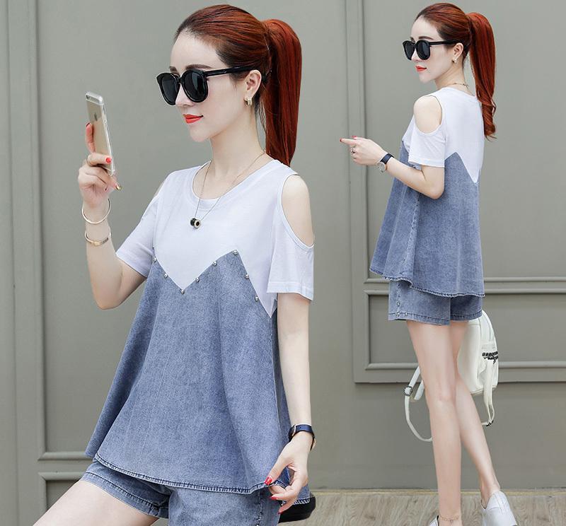 小个子美女注意了，新款的短裤套装非常好看，而且显还高显妖娆