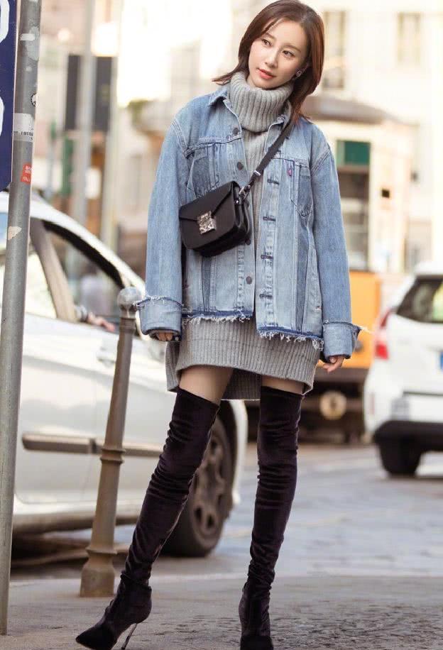 《宝莲灯》舒畅身穿深V米白色礼服，这位气质美女透视装亮了！