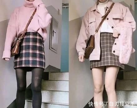【气质】充满淑女气质的初春穿搭,温柔针织衫+半裙,一起甜美的过春天吧