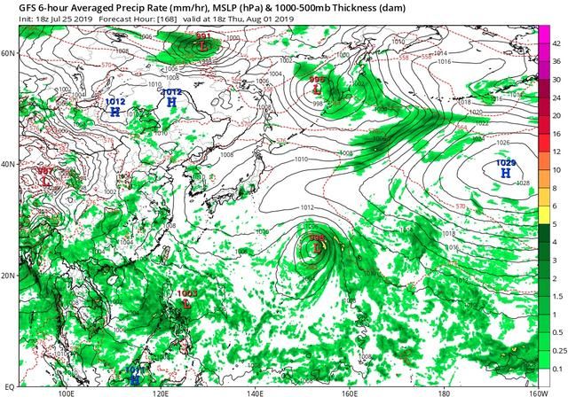 6号台风最强风圈覆盖440公里，7号台风或8月1日出现，可能是超台