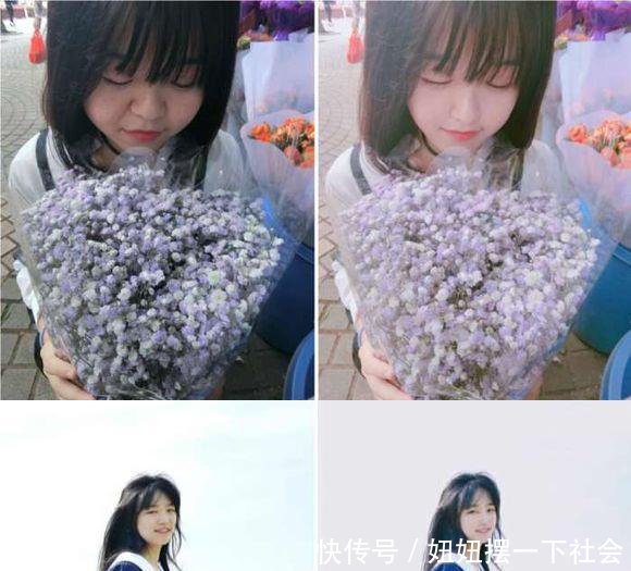 漂亮的女生发自拍, 不P图会是什么样