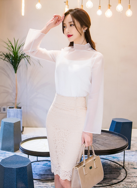 女神孙允珠,雾霭烟缭微薄蚕丝欧根纱雪纺