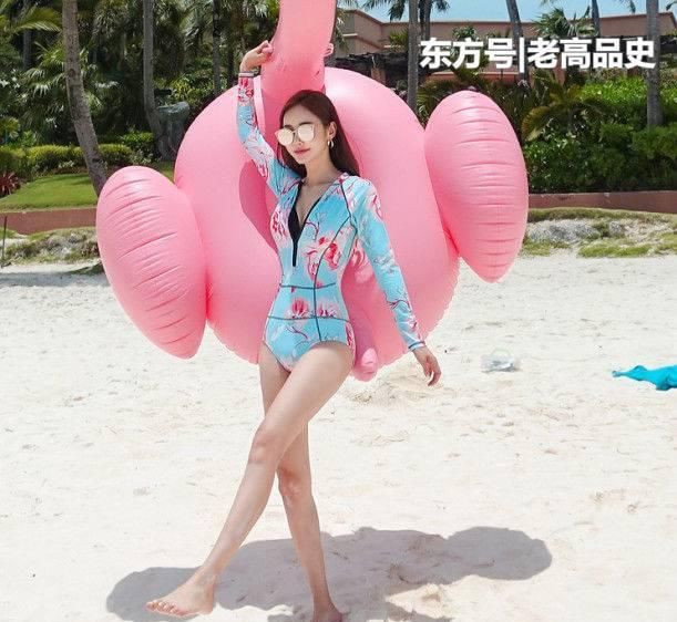  「美女」漂亮的泳衣美女，身材曼妙，散发出时尚风情！