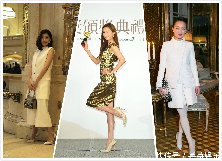 44岁贾静雯、44岁林志玲、44岁周迅，网友：不愧台湾第一美腿