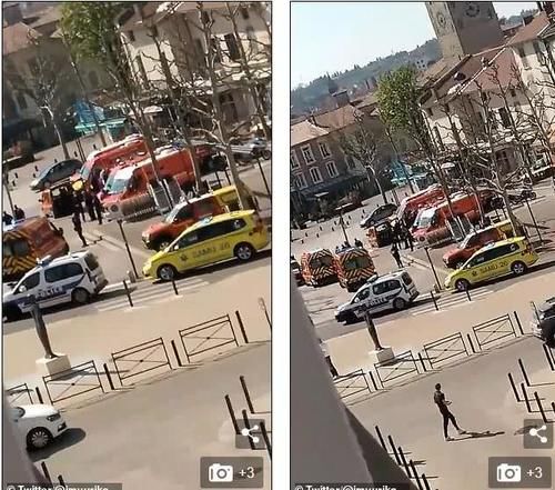  #面包店#法国南部一家面包店外，一名疯狂持刀者，造成至少2人死亡，多人受伤
