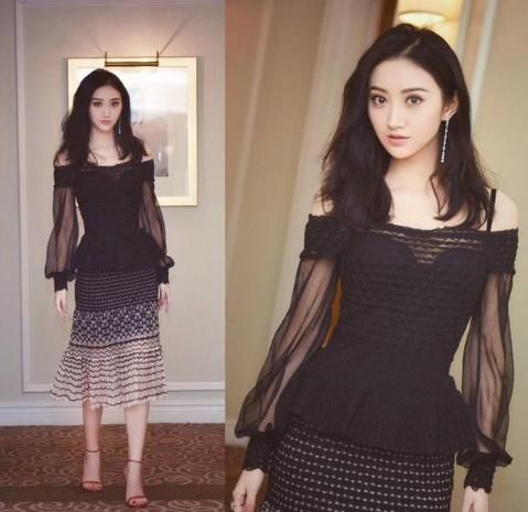 一场大秀，心疼景甜胸都勒变形了！