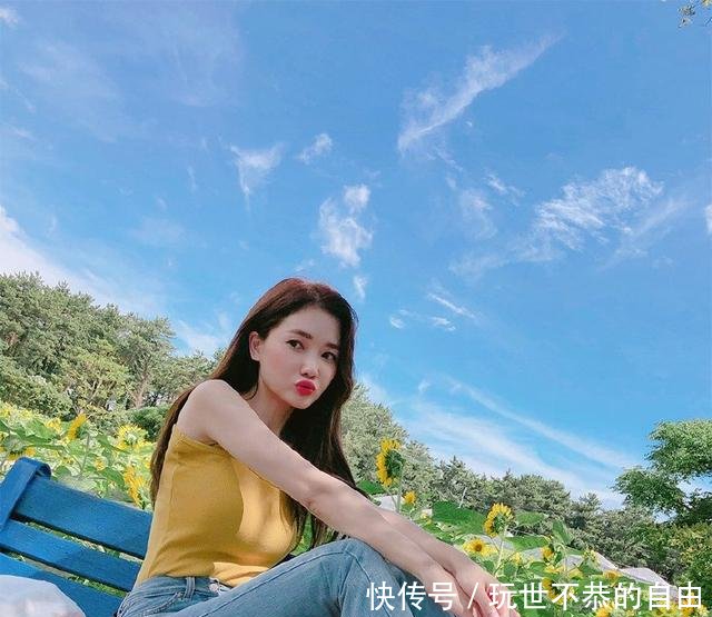 清新动人的牛仔裤美女，魅力风采完全抵挡不住！