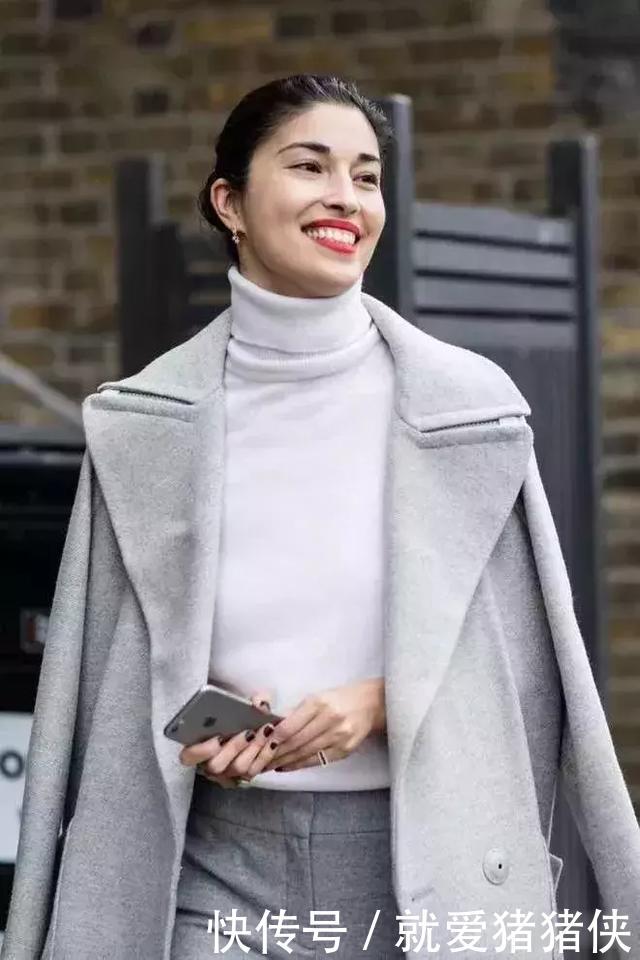『大衣』一件经典的灰色大衣,搞定秋冬所有搭配