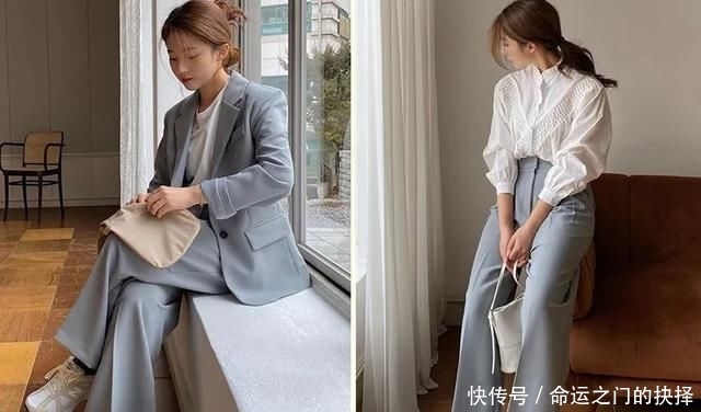 #连衣裙#4套小西装穿搭look，小个子照着穿，气质又显高