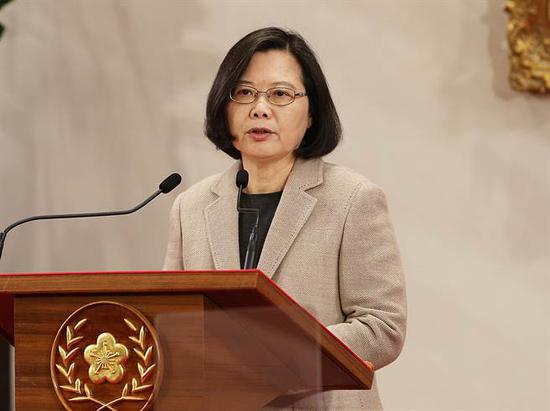 蔡英文透露将拼连任 吴敦义还没表达是否参选2020