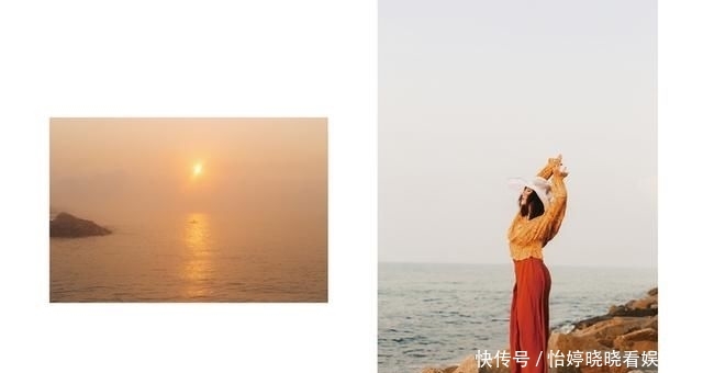  写真■小姐姐躺在海边礁石上，拍一组让人心动的沙滩写真