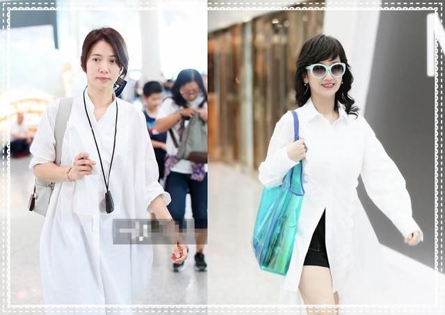 当47岁袁咏仪和63岁赵雅芝同穿白色衬衫裙，我才意识到保养重要性