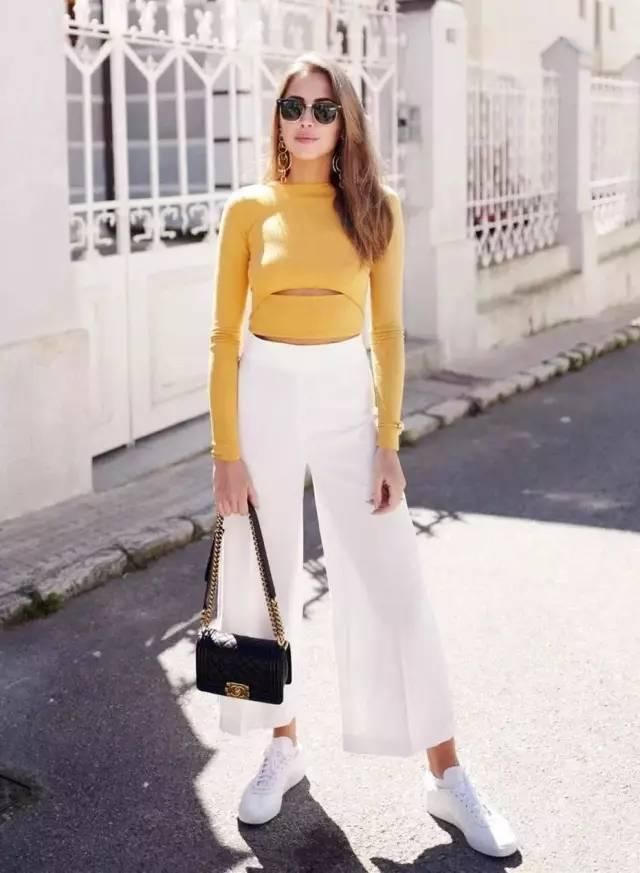 鞋子穿不对，阔腿裤再美也白费!