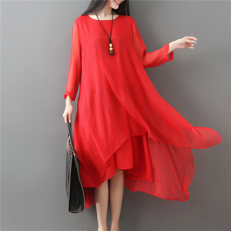 这裙子显贵却不太贵，43岁老婆买5件，搭配高跟鞋穿，绝美