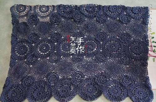  蕾丝@绘锦半身裙：好看又实穿的亚麻蕾丝钩针拼花裙，附钩编教程