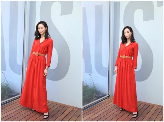 张钧甯不止会穿更会搭，一根腰带就能凹出大长腿，网友：不得不服