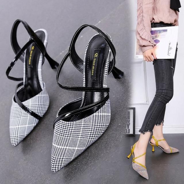 这高跟鞋太洋气了！搭配秋裙刚刚好，任意搭配裙子也是很美