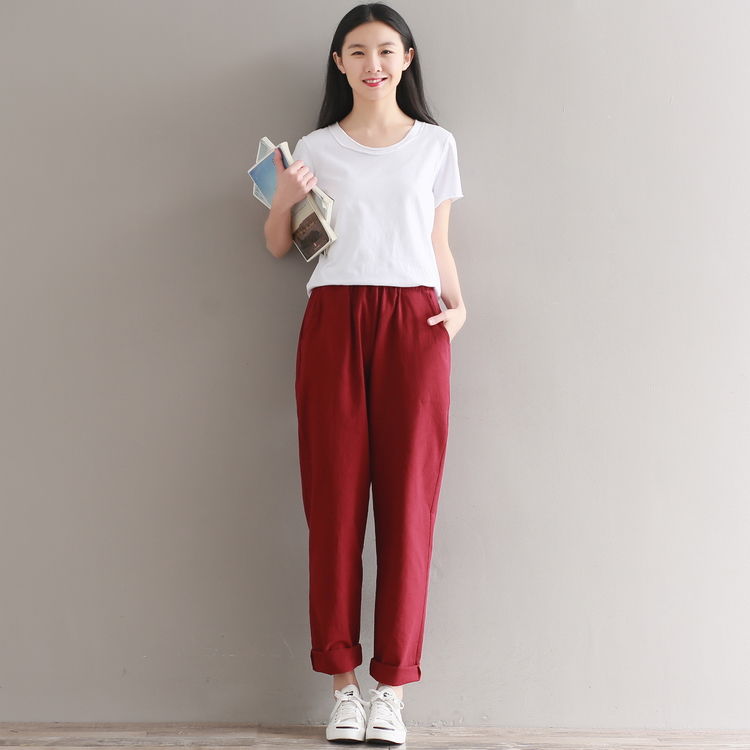 7080后女人，秋天别又傻傻穿裙!穿精致减龄“漫步裤”，才美