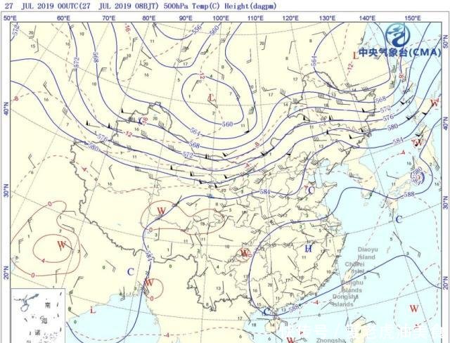 局部暴雨！华北降雨或提前到28日，7号台风酝酿中，或给华南降温