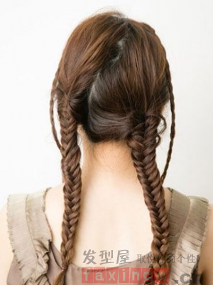 韩式发髻编发图解 简约优雅更显大气