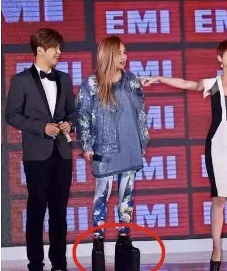 搞笑:女星的高跟鞋有多夸张?杨颖的能理解，天后王菲的看着就疼