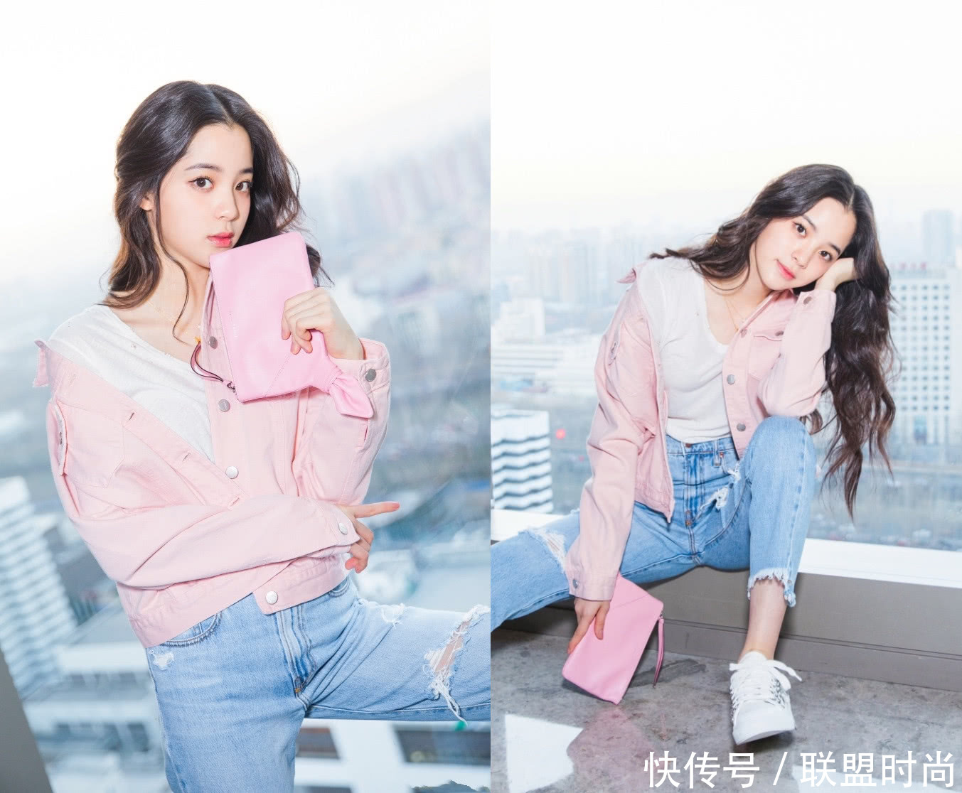 欧阳娜娜真猛!这么大胆的牛仔裤也敢穿出门,网友:我怕被人笑!